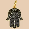 TWO TAILS PET COMPANY Hamsa ID Tag (Custom)