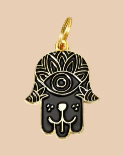 TWO TAILS PET COMPANY Hamsa ID Tag (Custom)