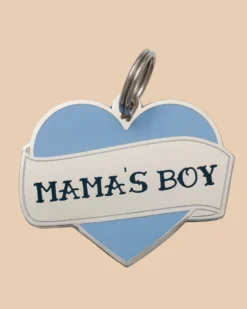 TWO TAILS PET COMPANY Mama's Boy Custom Pet ID Tag (Custom/Drop-Ship)