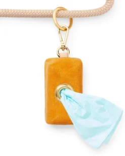 THE FOGGY DOG Sunflower Waxed Canvas Waste Bag Dispenser (Made In The USA)