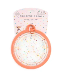 CORE HOME Collapsible Silicone Travel Bowl In Confetti