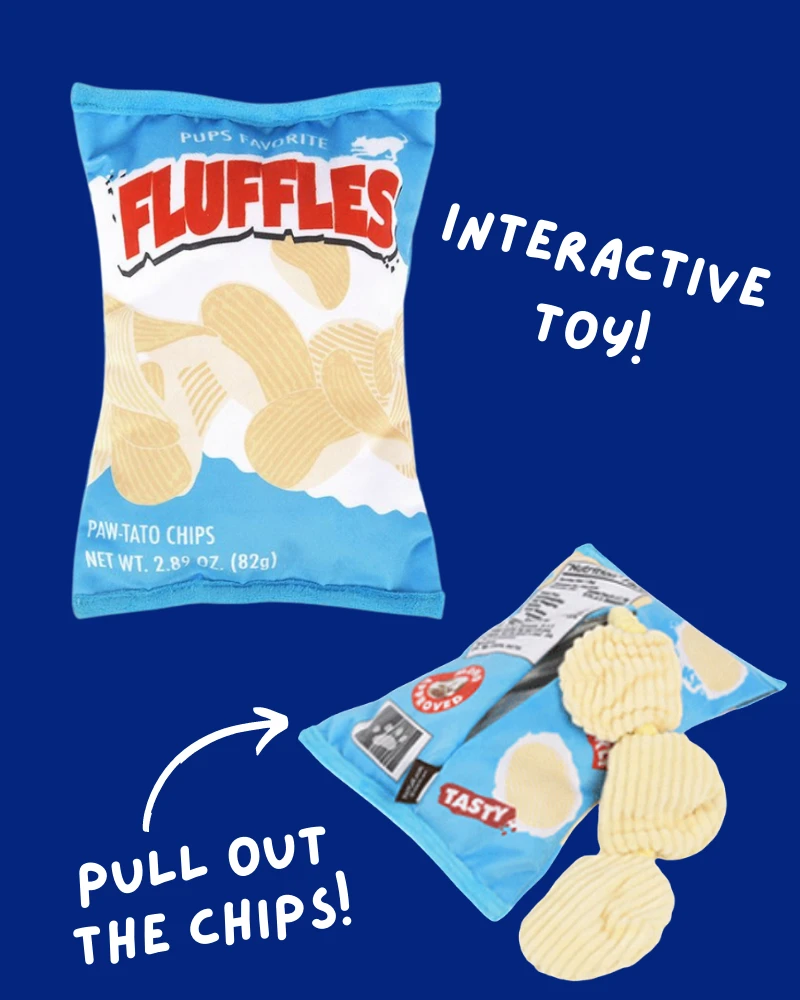 P.L.A.Y. Fluffles Chips Dog Toy - Image 3
