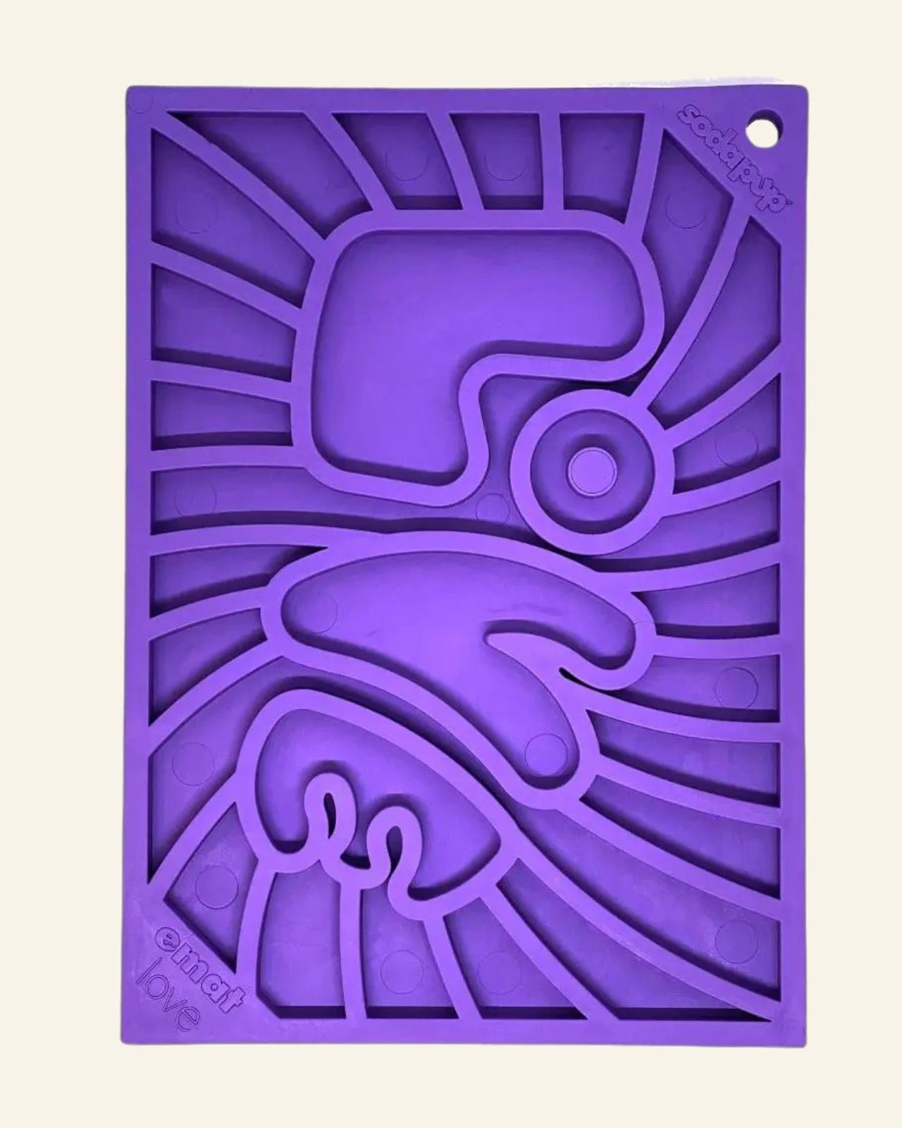 SODA PUP Groovy Love Enrichment Lick Mat (Made In The USA) - Image 3