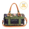 ROVERLUND Out-Of-Offfice Pet Carrier Pro Edition In Camo With Orange Straps