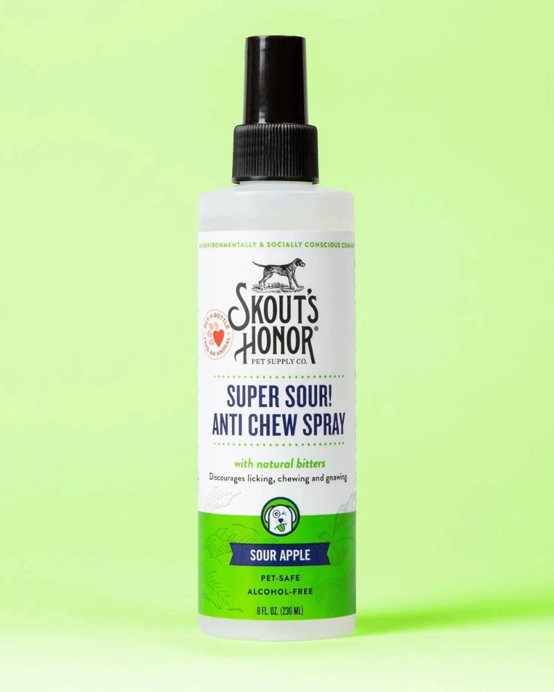 SKOUT'S HONOR Super Sour! Anti Chew Dog Spray (8oz)