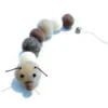 FRIENDSHEEP Brownie The Caterpillar Natural Wool Cat Toy