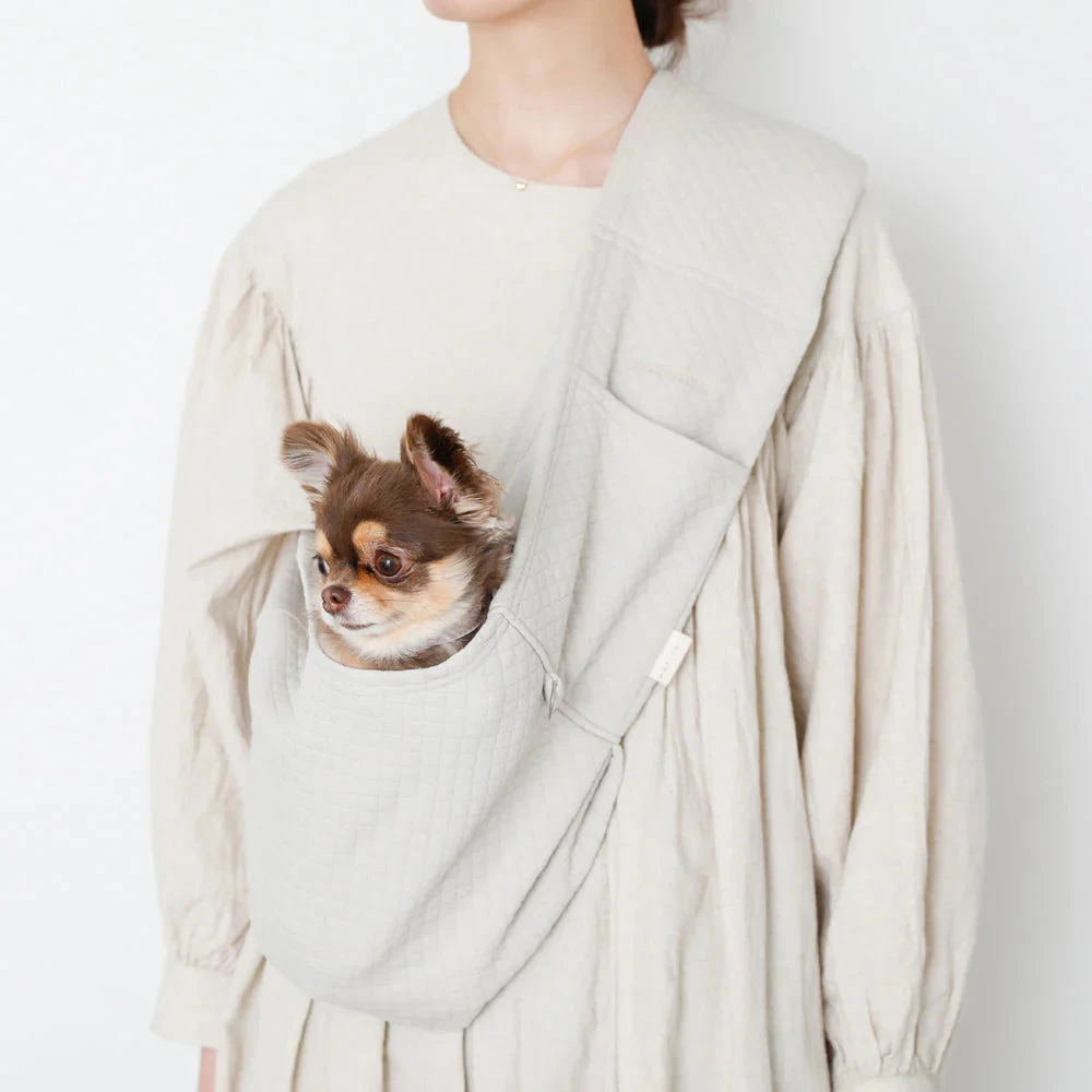 MONCHERI Graph Check Dog Sling - Image 3