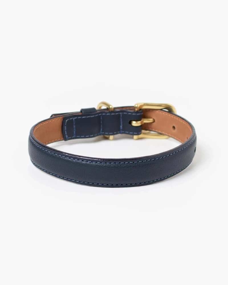 RAMONA FOR YOU Midnight Leather Dog Collar (Made In Guatemala) - Image 5