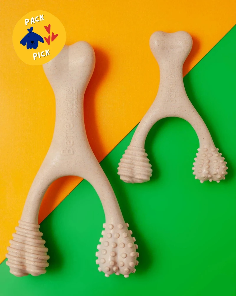 BETTERBONE TOUGH All Natural Eco-Friendly Dog Chew Toy (Beef Flavor)