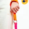 DOG & CO. COLLECTION City Leash In Neon Pink & Neon Orange (4 Or 6 Foot) (Made In The USA)