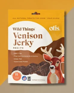 O.T.I.S. Wild Things Venison Jerky Dog Treat