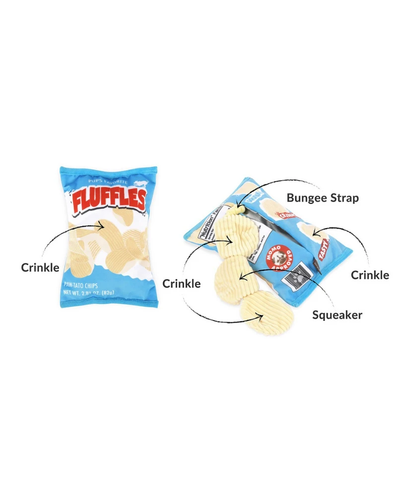 P.L.A.Y. Fluffles Chips Dog Toy - Image 7