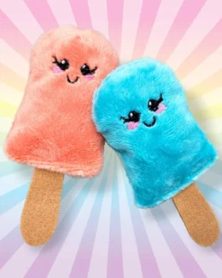 CROCHET KITTY Catnip Fur-ezze Pop Cat Plush Toy (Made In The USA)