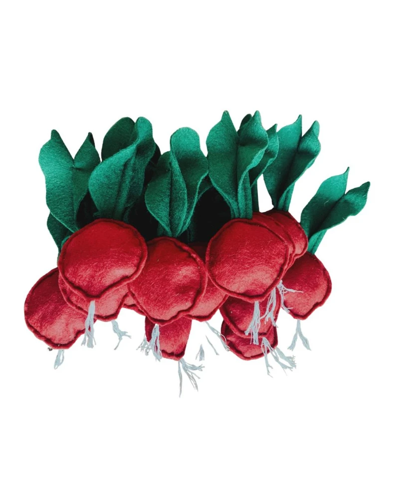 CIAO GATTO Woolen Crunchy Radish Catnip Toy - Image 4