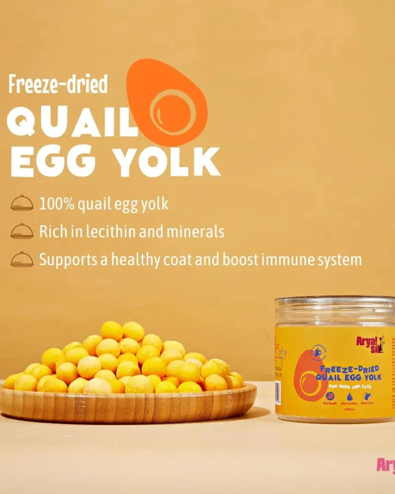ARYA SIT Freeze-Dried Egg Yolk Treat For Dogs & Cats - Image 4