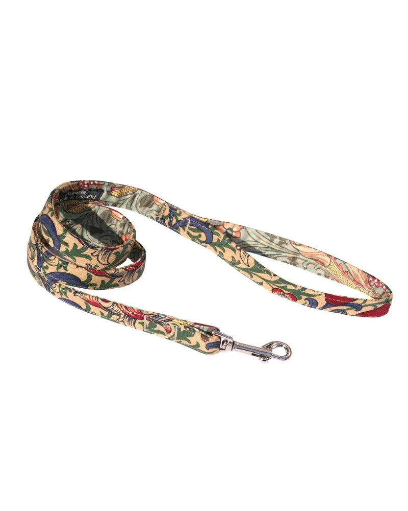 BLOSSOM CO. William Morris Golden Lily Print Dog Lead - Image 2