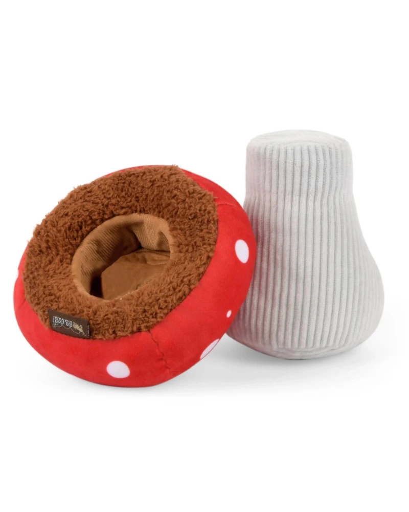 P.L.A.Y. Mutt's Mushroom Squeaky Dog Toy - Image 6