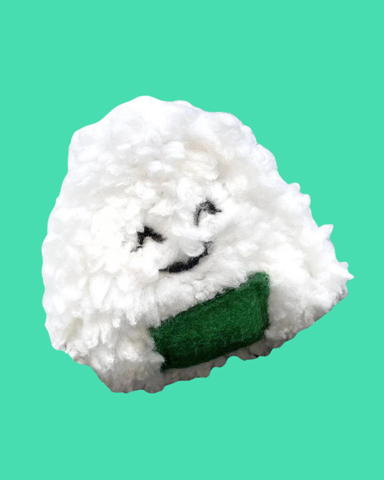 CROCHET KITTY Yummy Catnip Onigiri Cat Toy (Made In The USA) - Image 6