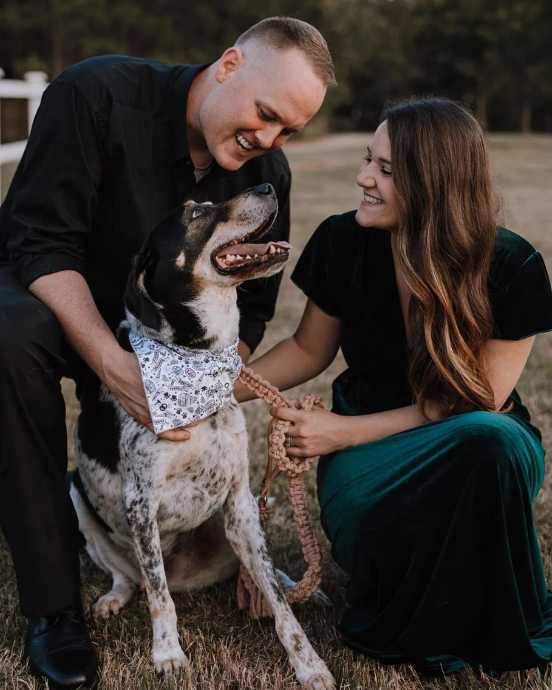 MODERN COMPANION Dog Bandana For Weddings Or Engagement (Made In The USA) - Image 3