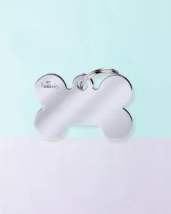 MY FAMILY Bonne Bone In Chrome Custom Pet ID Tag