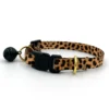 MAJOR DARLING Breakaway Cat Collar In Leopard (Made In The USA)