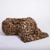 HELLO DOGGIE Cashmere Collection Faux-Fur Dog Bed In Leopard (Custom/Direct-Ship) (Made In The USA)