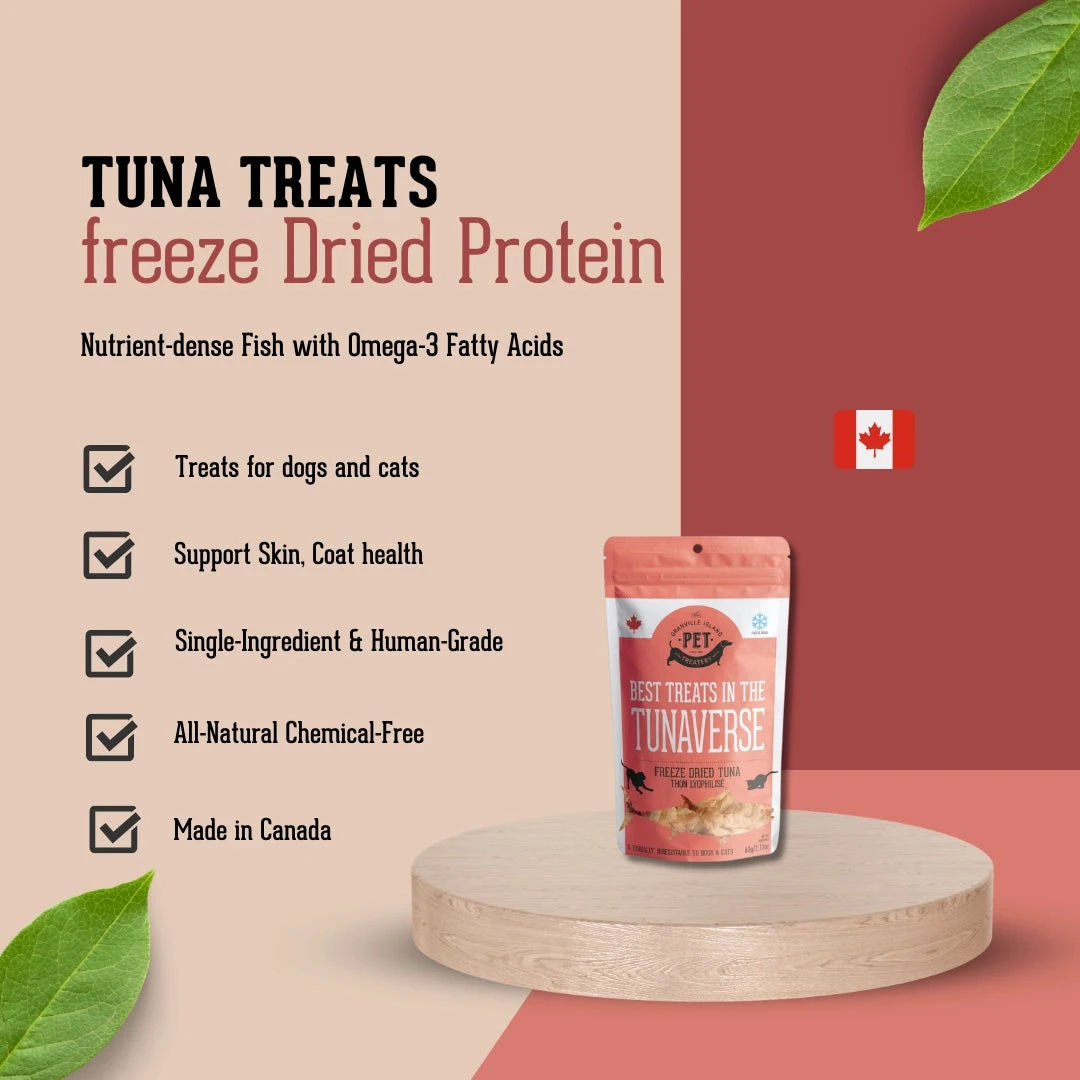 GRANVILLE PET TREATERY Freeze Dried Tuna Flakes Treats For Dogs & Cats - Image 3