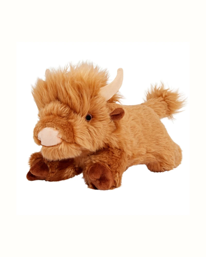 FLUFF & TUFF Shaggy The Highland Cow Squeaky Dog Plush Toy - Image 3