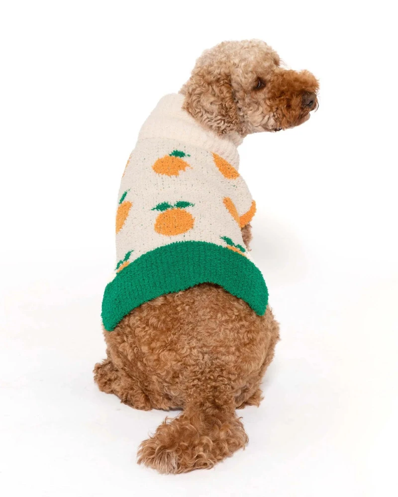 THE FURRYFOLKS Orange Dog Sweater - Image 7