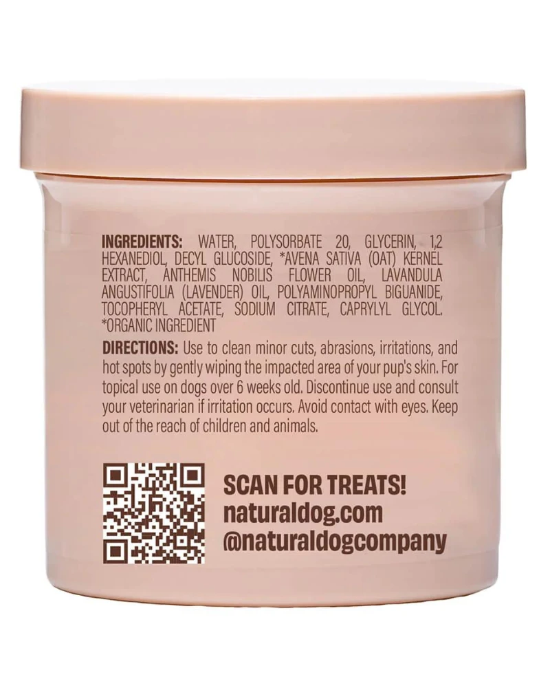 NATURAL DOG COMPANY Skin Soother Dog Wipes - Image 3