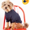 DOG & CO. COLLECTION Cut-Sleeve Crewneck Pullover In New Navy<br>(Made In NYC!) (FINAL SALE)