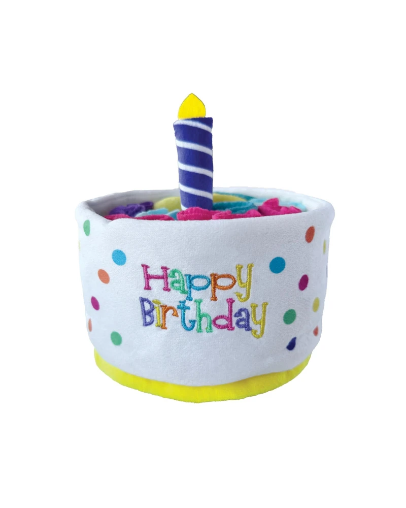 FOU FOU BRANDS Birthday Cake Snuffle Dog Toy - Image 3