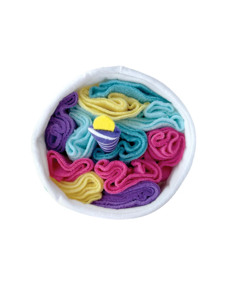 FOU FOU BRANDS Birthday Cake Snuffle Dog Toy - Image 2