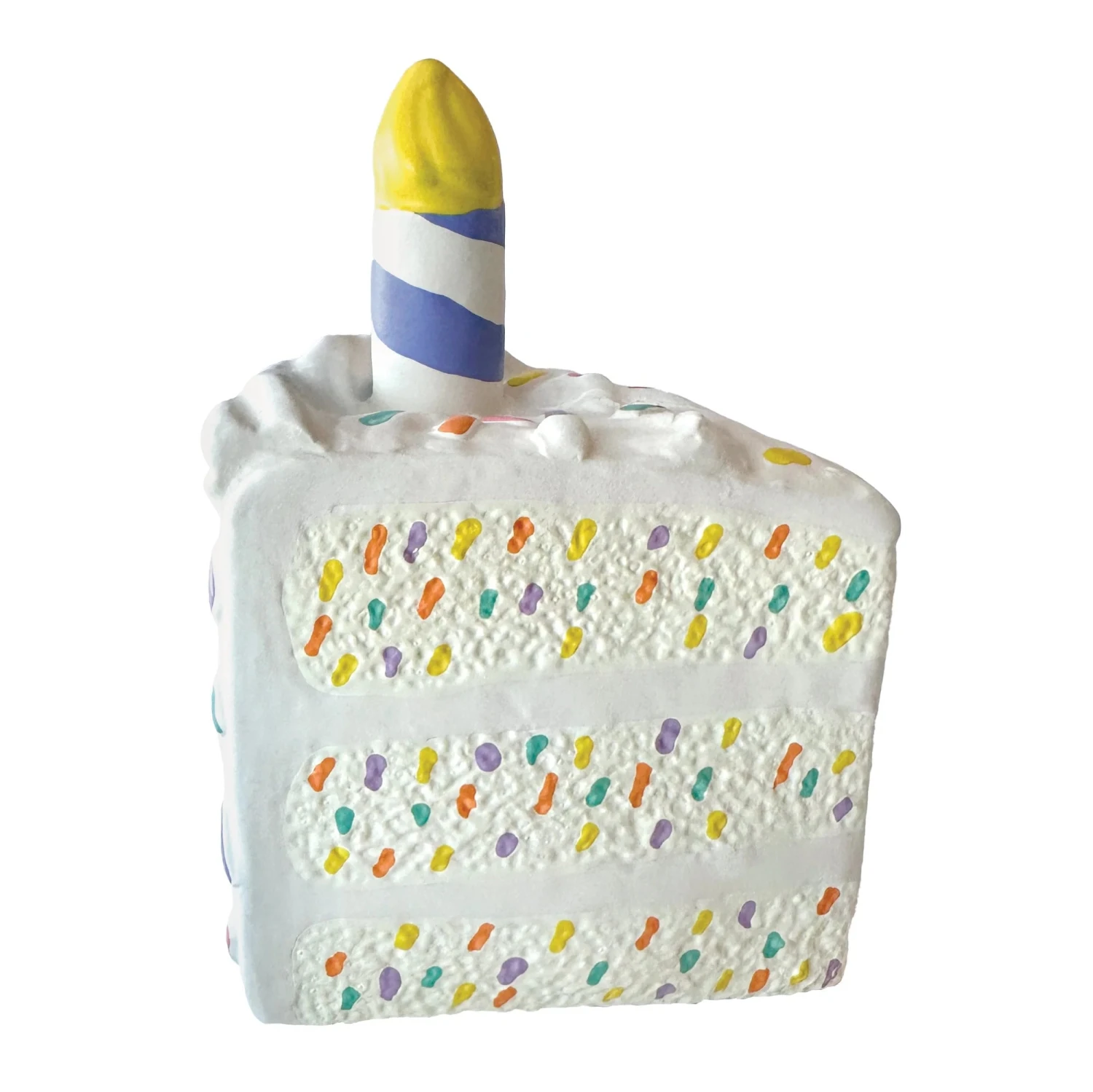 FOU FOU BRANDS Yappy Birthday! Latex Cake Dog Squeaky Toy - Image 4