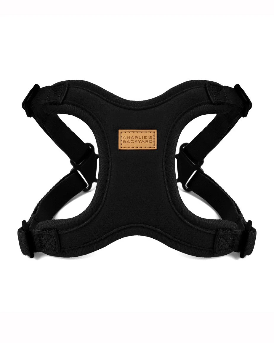 CHARLIE'S BACKYARD Comfort Dog Harness In Black - Image 2