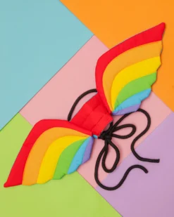 DOGO Adjustable Tie-On Rainbow Dog Wings