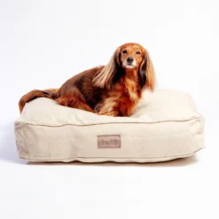 HARRY BARKER Rectangular Tweed Dog Bed (Direct-Ship)