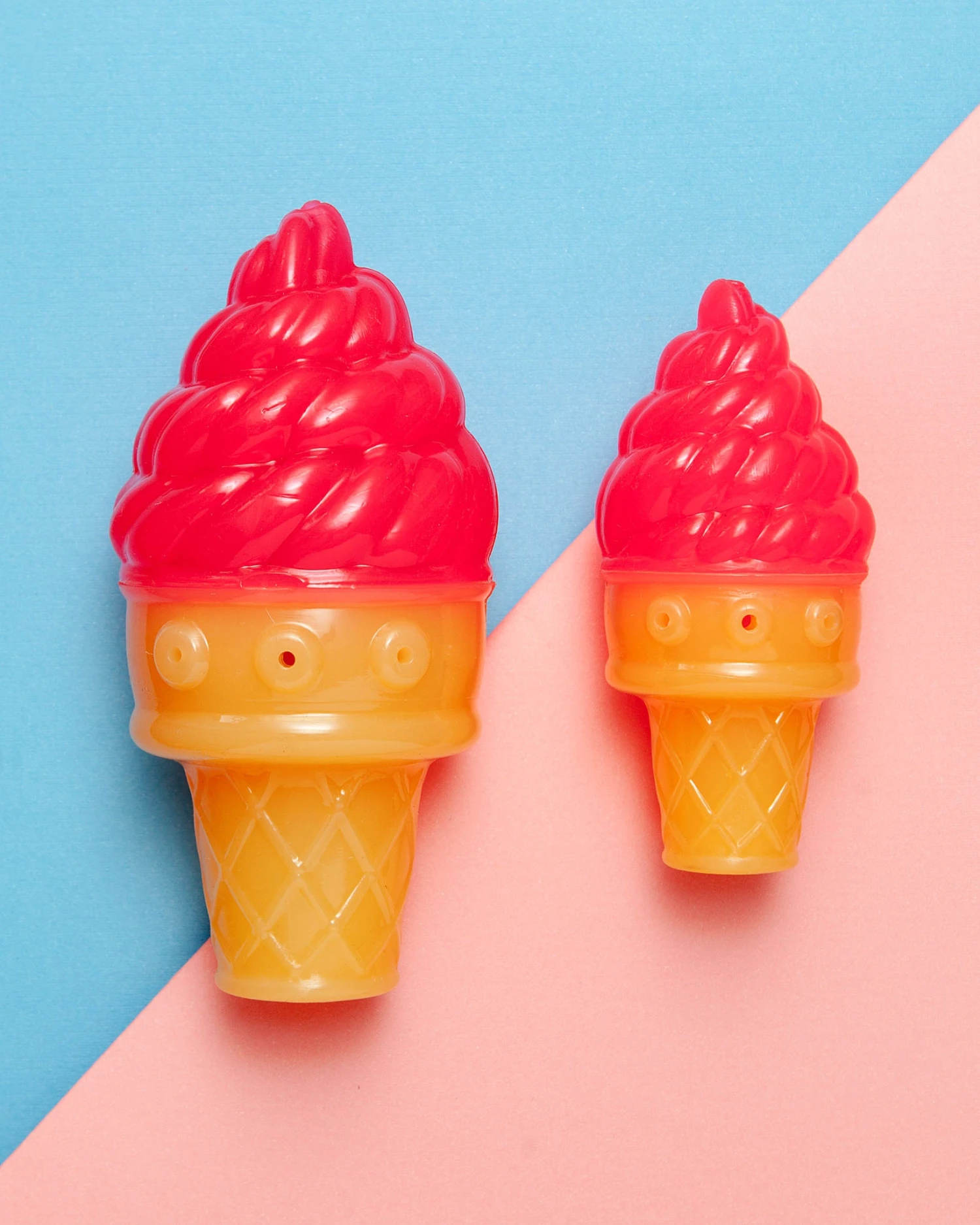 COOL PUP Freeze-Me Ice Cream Cone Dog Toy In Pink