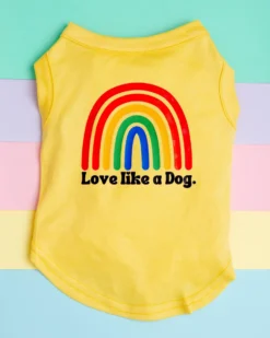 DOG & CO. Love Like A Dog Rainbow Tank Top (CLEARANCE)