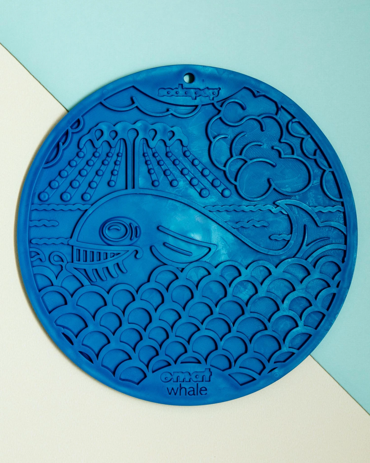 SODA PUP Whale Dog Lick Mat With Suction Cups (Made In The USA)