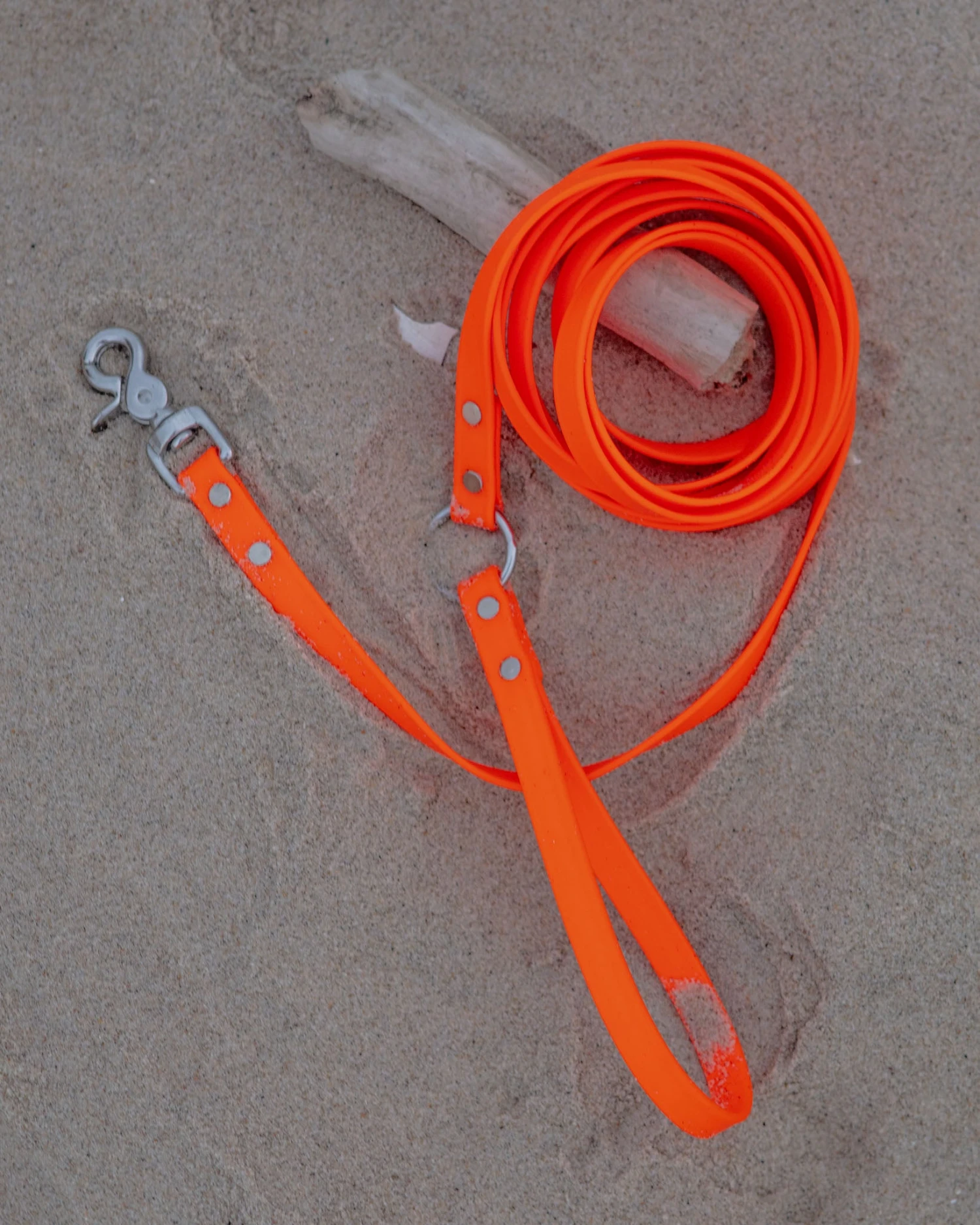 DOG & CO. COLLECTION Weekend Long Leash In Neon Orange (10 Or 20 Foot) (Made In The USA) - Image 8