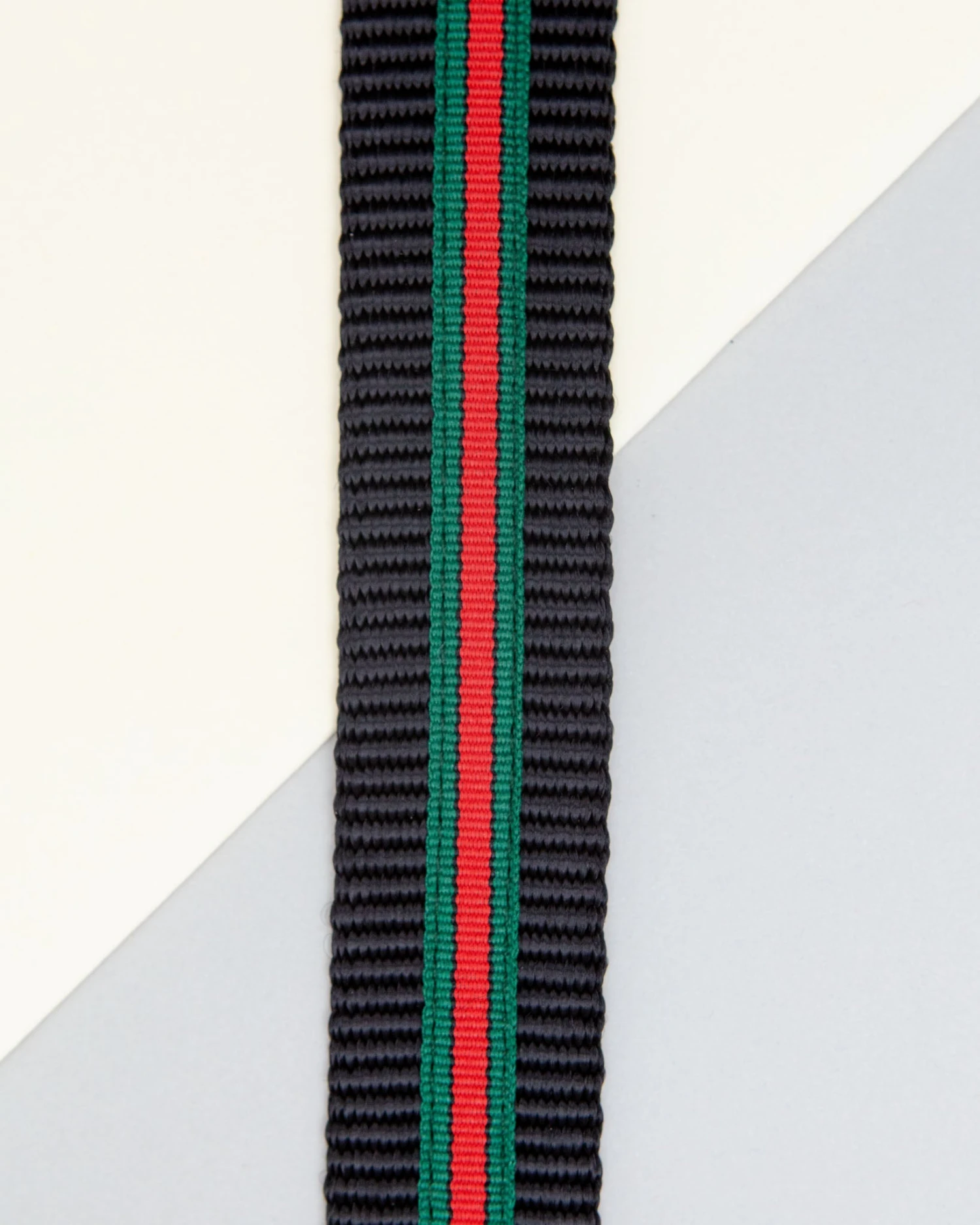 DOG & CO. COLLECTION Step-In Dog Harness In Luxe Green & Red Stripe (Made In NYC) - Image 3