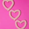 KNOTTY PAWS Blush Heart Dog Rope Toy