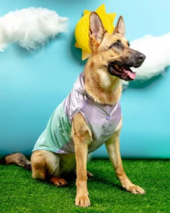 FUZZYARD Ormond Raincoat In Olive + Pink Or Purple + Mint