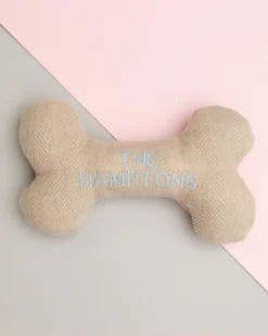 THREAD AND PAW "The Hamptons" Tweed Squeaker Dog Toy (Made In The USA)