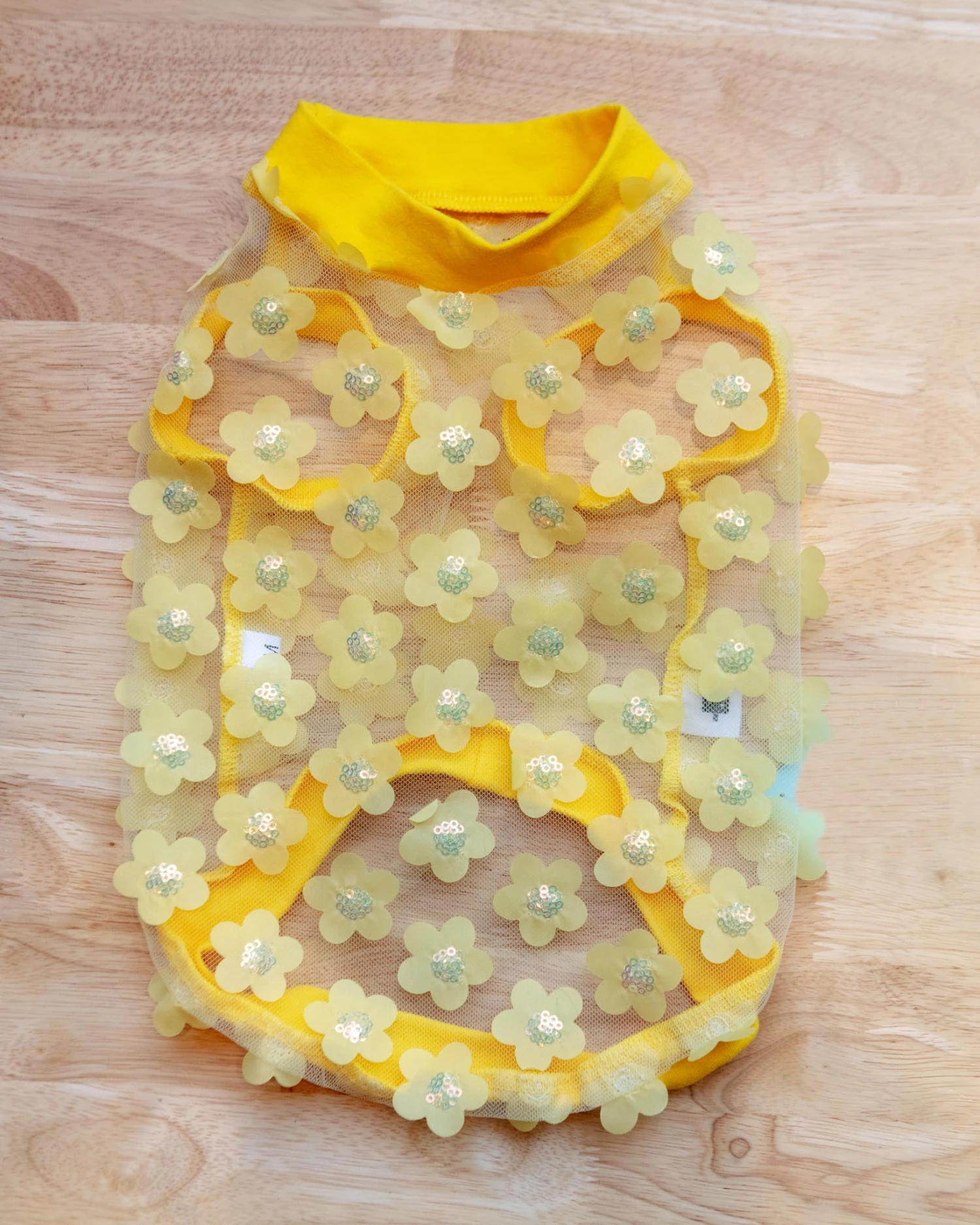 ICECREAMTREE STUDIO Flower Mesh Dog Shirt (Made In The USA) - Image 2