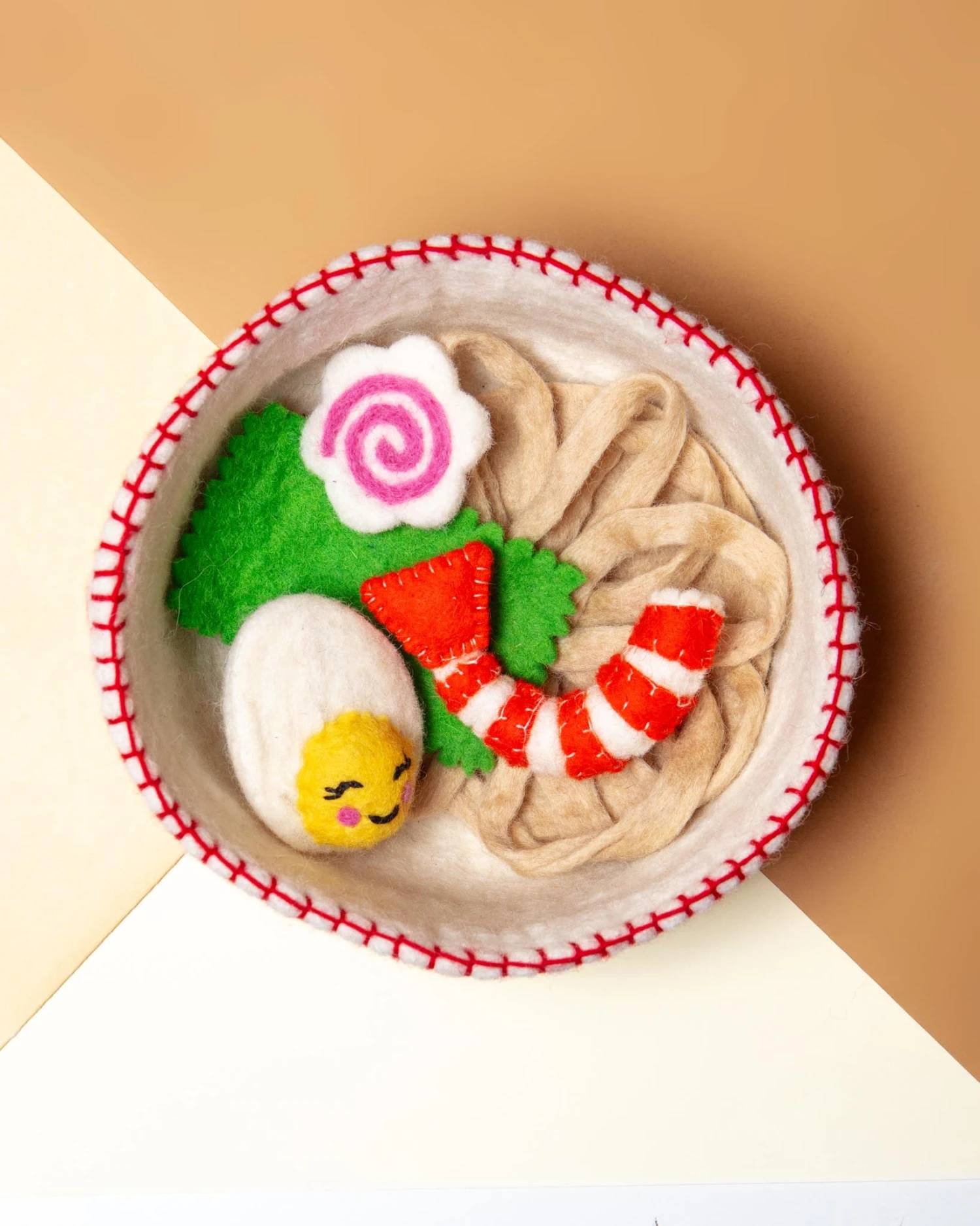 GONE TO THE DOGS Wool Ramen Bowl Dog Toy - Image 2