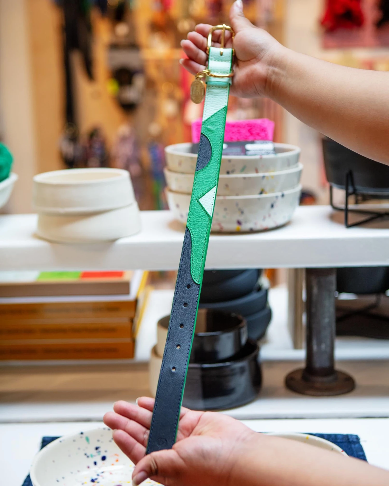 RAMONA FOR YOU Brave Leather Dog Collar (Made In Guatemala) - Image 2