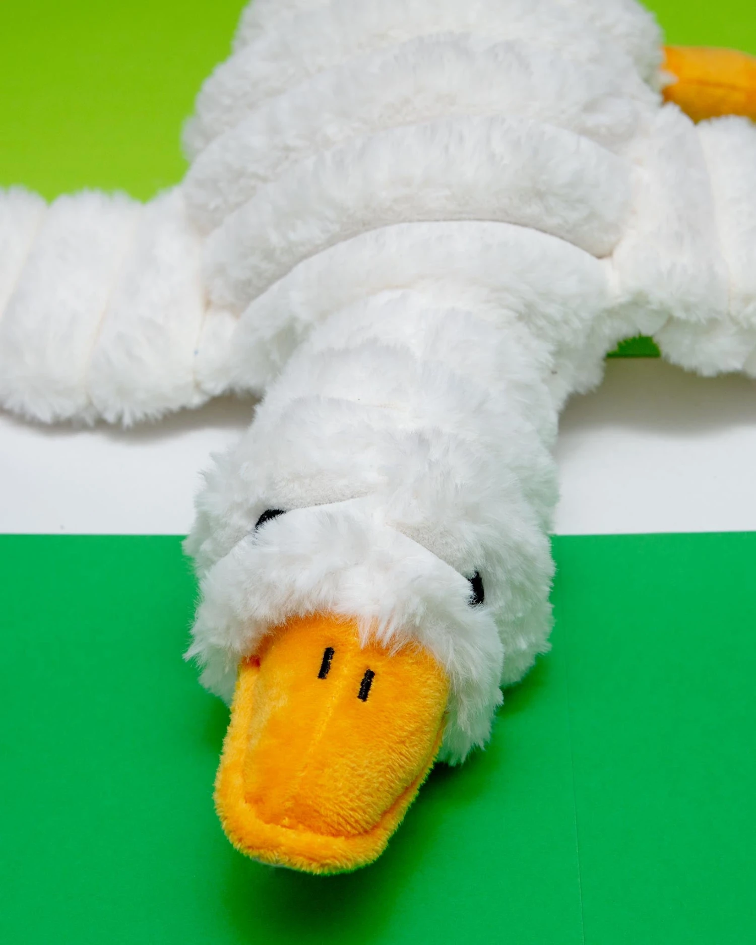PET LOU Gus The Goose Plush Squeaky Dog Toy - Image 2