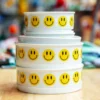 BONE DRY Let's Get Happy Smiley Face Pet Bowls
